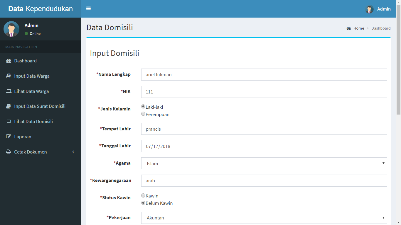 Download Aplikasi Olah Data Penduduk Berbasis Web Online