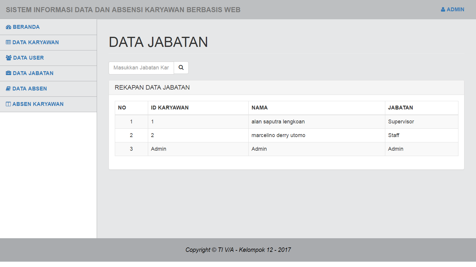 Download Source Code Aplikasi Absen Online