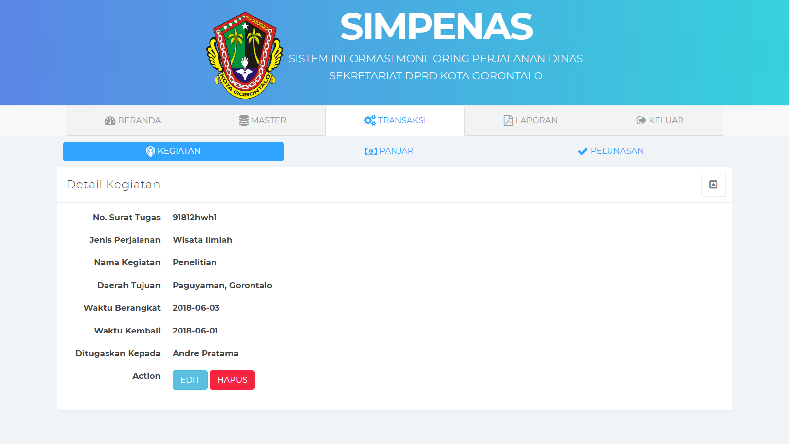 Download Source Code Sistem Informasi Elektronik Monitoring