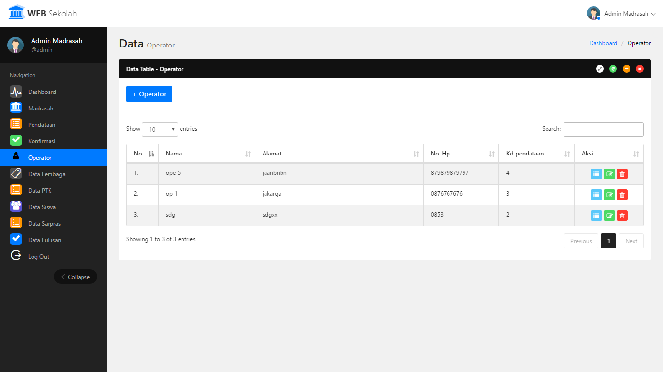 Download Source Code Aplikasi Administrasi Sekolah