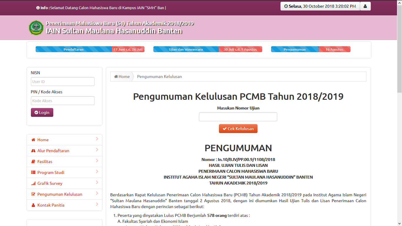 Download Source Code Php Penerimaan Mahasiswa Baru