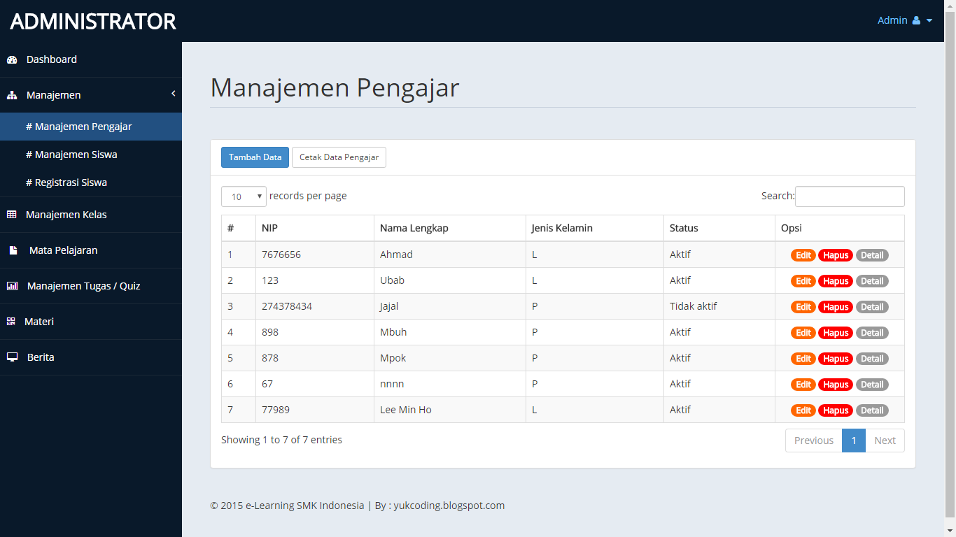 Download Source Code Aplikasi Ujian Online Dengan Php