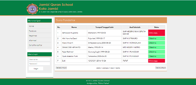 Download Souce Code Aplikasi Penerimaan Siswa Baru Gratis