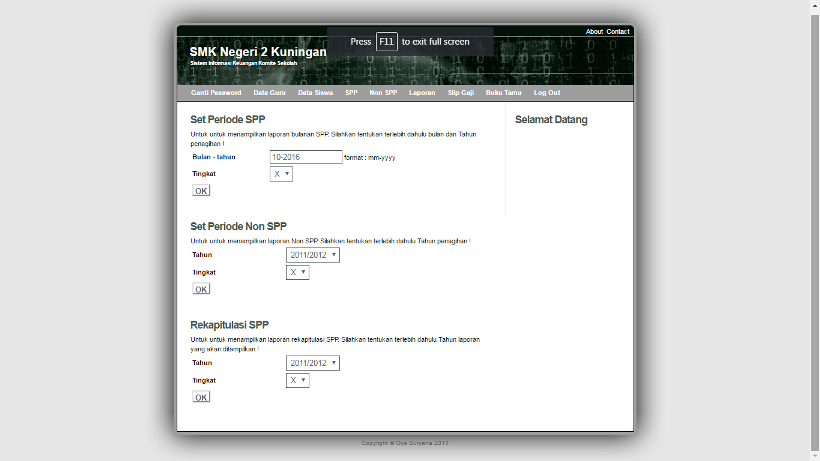 Download Aplikasi Pembayaran Spp Berbasis Web 