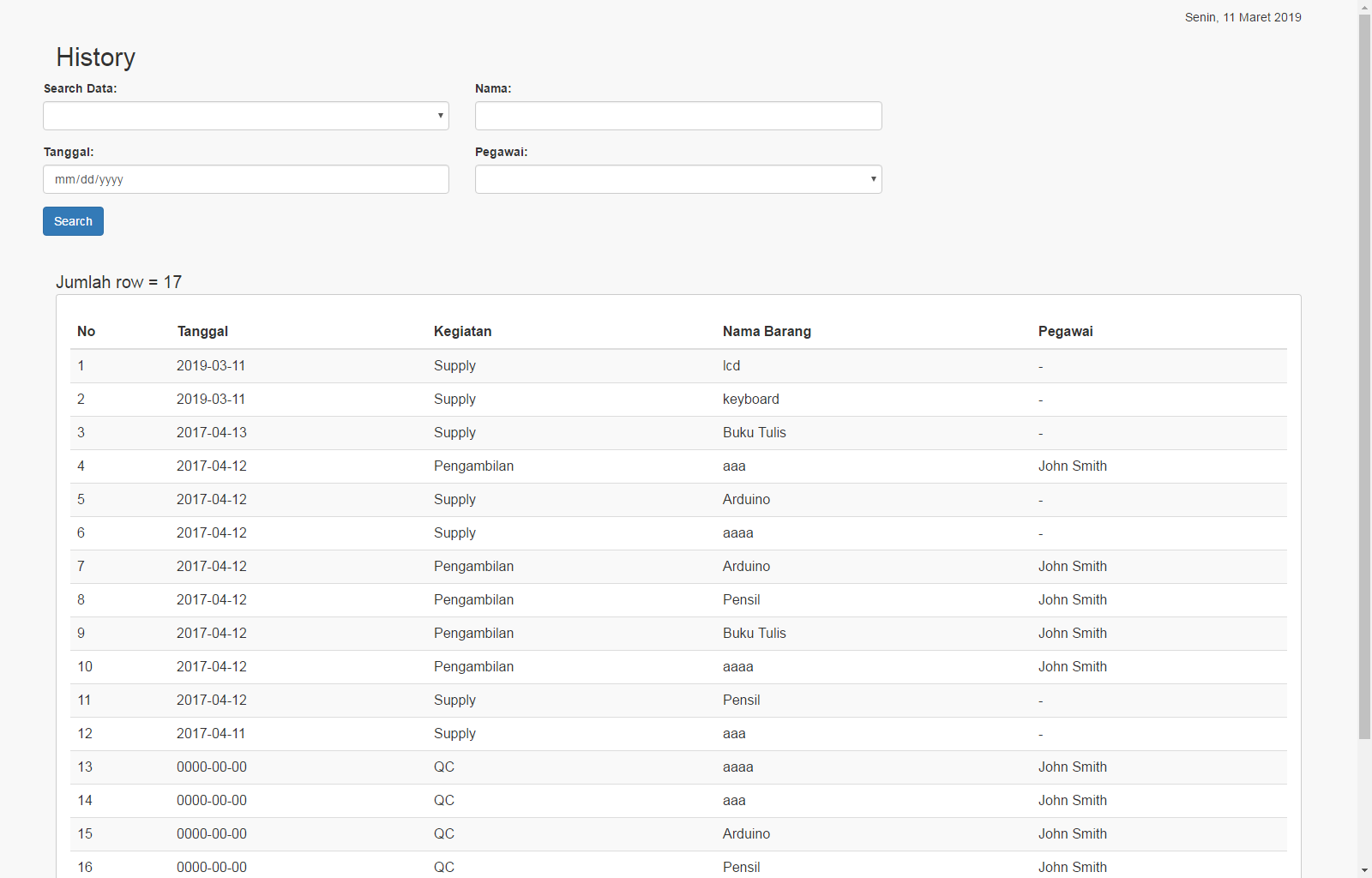 Download Source Code Aplikasi Penyimpanan Barang Dengan Codeigniter