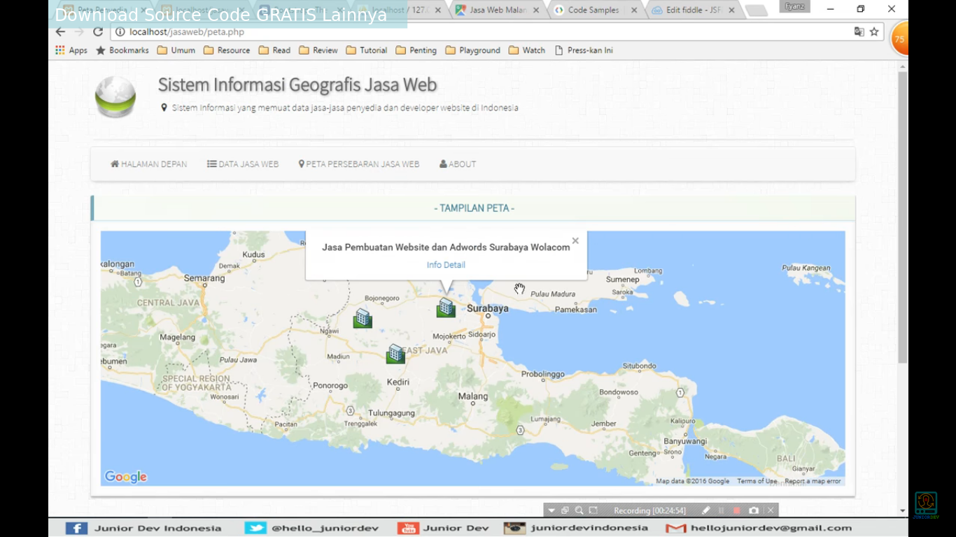 DOWNLOAD APLIKASI SISTEM INFORMASI GEOGRAFIS BERBASIS ONLINE