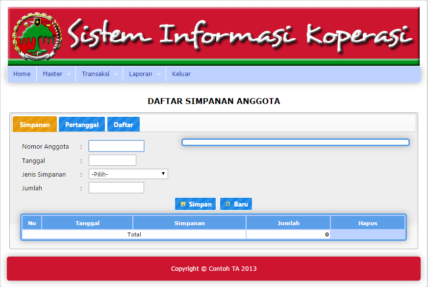 Download Source Code Aplikasi Sistem Koperasi Dengan Codeigniter