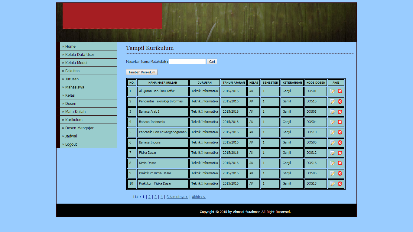 Download Source Code Aplikasi Portal Akademik Dengan Database Mysql