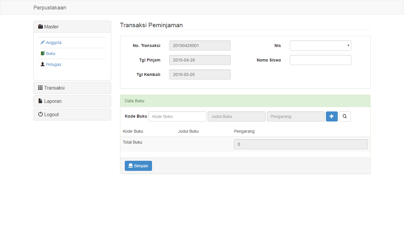 Download Source Code Aplikasi Perpustakaan Digital Dengan Php