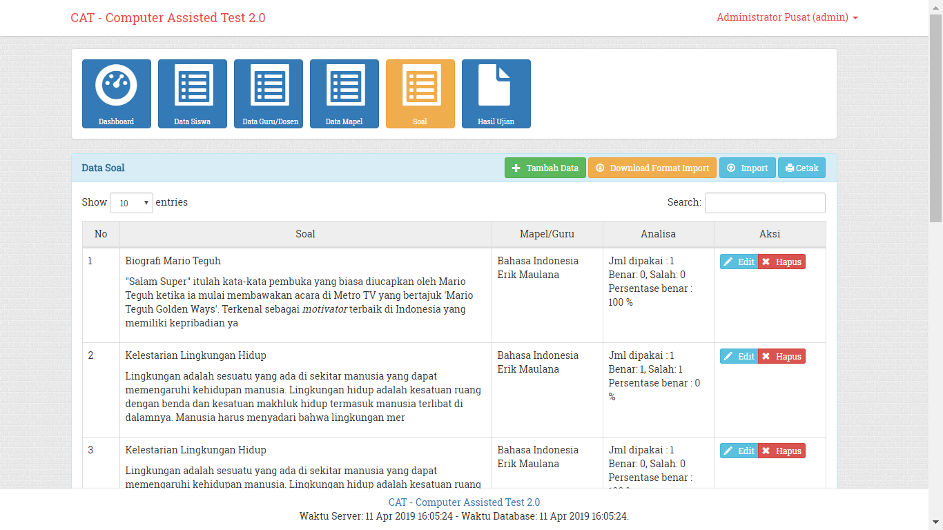 Download Source Code Aplikasi Unbk Berbasis Web Dengan Codeigniter